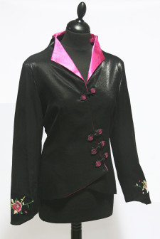 Black Asymmetric Jacket